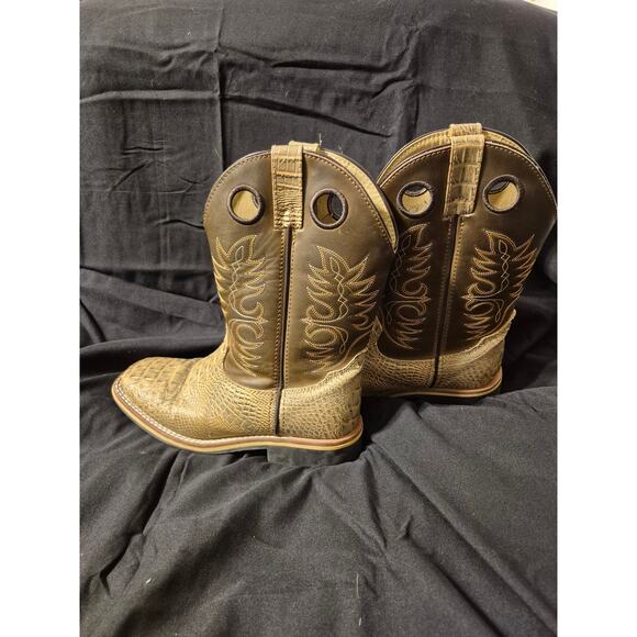 Cody James Little Boys' Gator Print Western Boots - Broad Square Toe-Size 3 - Picture 1 of 7